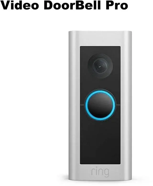 Alt view image 2 of 7 - Ring Wired Doorbell Plus - Upgraded, with added security features and a sleek design 1080p HD Smart Video With Alexa speak & Dual-band Wifi Connectivity lock smart Ring Door Bell