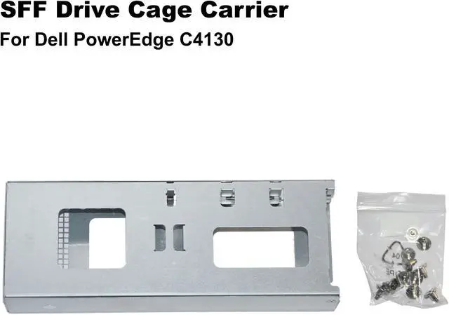 Alt view image 4 of 6 - Dell PowerEdge C4130 Rear 4-Bay 2.5" SFF Drive Cage Carrier T3PK3