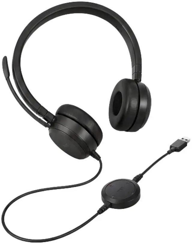 Alt view image 2 of 7 - NXT Technologies UC-2000 Stereo Headset, Sound by Jabra Headset , with Noise-Canceling Mic & Adjustable Headband, USB-A Wired Headphone Works with Online Meeting Platforms, On-Ear Long-Lasting Comfort