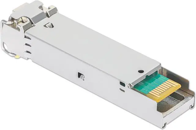 Alt view image 4 of 5 - Intellinet Gigabit Fiber WDM Bi-Directional SFP Optical Transceiver Module, 1000Base-BX-D (LC) Single-Mode Port, 40 km (25 mi.), BiDi WDM (RX1310/TX1550), MSA-compliant for Maximum Compatibility, Silv
