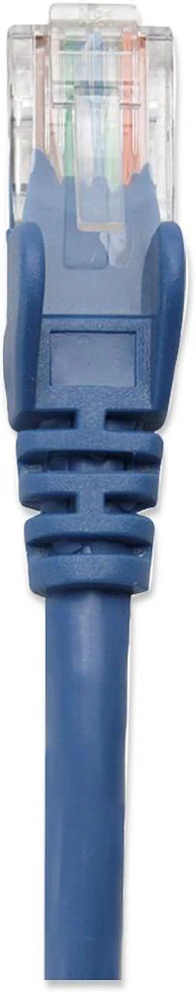 Alt view image 3 of 3 - Intellinet Network Cable, Cat5e, UTP, RJ45 Male / RJ45 Male, 0.6 m (2 ft.), Blue