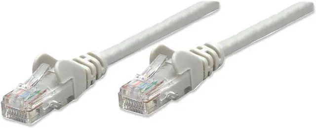 Main image of Intellinet Network Cable, Cat5e, UTP, RJ45 Male / RJ45 Male, 22.5 m (75 ft.), Gray