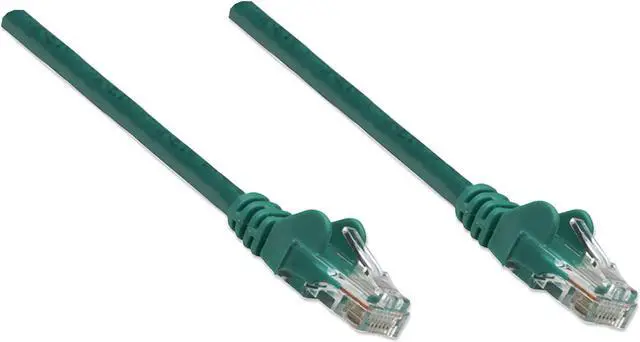 Alt view image 2 of 3 - Intellinet Network Cable, Cat5e, UTP, RJ45 Male / RJ45 Male, 22.5 m (75 ft.), Green