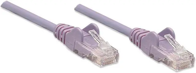 Alt view image 2 of 3 - Intellinet Network Cable, Cat5e, UTP, RJ45 Male / RJ45 Male, 22.5 m (75 ft.), Purple