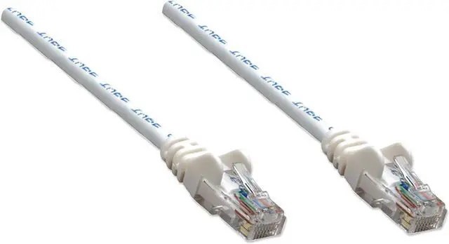 Alt view image 7 of 9 - Intellinet Network Cable, Cat5e, UTP, RJ45 Male / RJ45 Male, 3.0 m (10 ft.), White