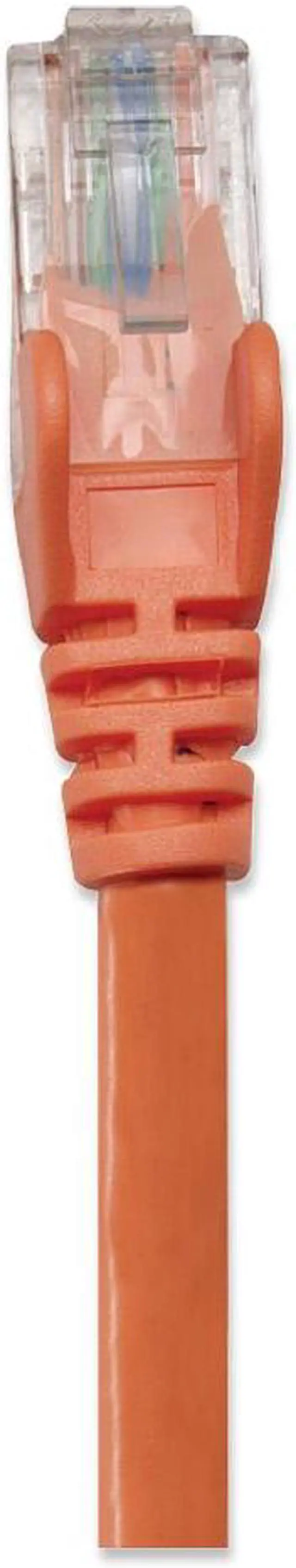Alt view image 9 of 9 - Intellinet Network Cable, Cat5e, UTP, RJ45 Male / RJ45 Male, 7.5 m (25 ft.), Orange