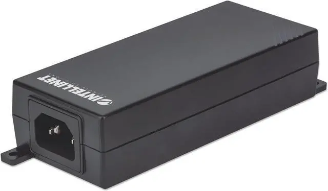 Alt view image 3 of 13 - Intellinet Gigabit High-Power PoE+ Injector, 1 x 30 W Port, IEEE 802.3at/af Compliant, Plastic Housing