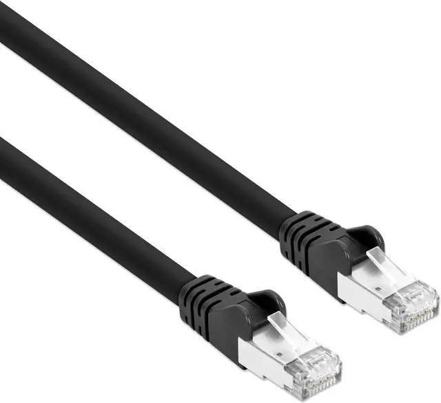 Alt view image 2 of 4 - Intellinet Cat8.1 S/FTP Network Patch Cable, 3 ft., Black, 40G, 2 GHz, 100% Copper, 24 AWG, RJ45, Stranded, Snag-free, Gold-plated Contacts