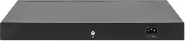 Alt view image 4 of 7 - Intellinet 24-Port Gigabit Ethernet PoE+ Switch with Four 10G SFP+ Uplinks, IEEE 802.3at/af (PoE+/PoE) Compliant, PoE Power Budget of 370 W, Four 10G SFP+ Open Slots, 19" Rackmount