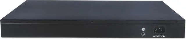 Alt view image 4 of 5 - Intellinet 48-Port Gigabit Ethernet Web-Managed Switch with 4 SFP Ports, 48 x 10/100/1000 Mbps RJ45 Ports + 4 x SFP, IEEE 802.3az Energy Efficient Ethernet, SNMP, QoS, VLAN, ACL, 19" Rackmount