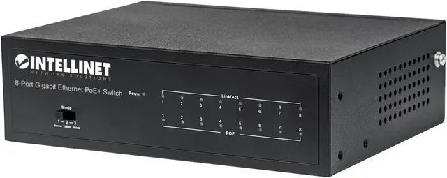 Alt view image 5 of 11 - POE PLUS GIGABIT SWITCH 8-PORT