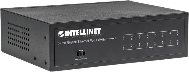 Alt view image 6 of 11 - POE PLUS GIGABIT SWITCH 8-PORT