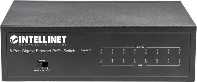 Alt view image 7 of 11 - POE PLUS GIGABIT SWITCH 8-PORT