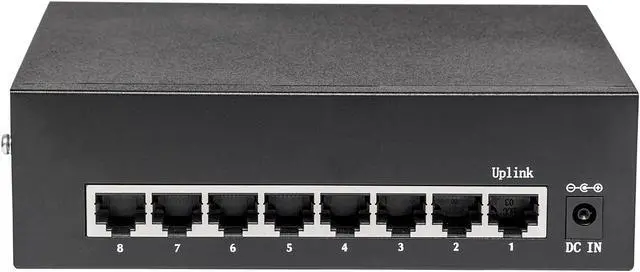 Alt view image 10 of 11 - POE PLUS GIGABIT SWITCH 8-PORT