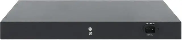 Alt view image 6 of 7 - Intellinet 24-Port Gigabit Ethernet PoE+ Web-Managed Switch with 4 Gigabit Combo Base-T/SFP Ports, IEEE 802.3at/af PoE+ Compliant, 370 W, Self-Healing Network, Endspan, 19" Rackmount