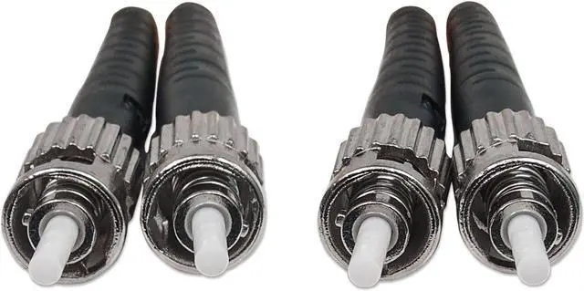 Alt view image 3 of 4 - Intellinet Fiber Optic Patch Cable, Duplex, Single-Mode, ST/ST, 9/125 Âµm, OS2, 5 m (14 ft.), Yellow