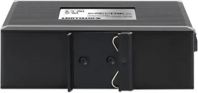 Alt view image 3 of 5 - Intellinet Industrial Gigabit Media Converter, 10/100/1000Base-TX to 1000Base-LX (SC) Single-mode, 20 km (12.4 mi.), IP40-rated Metal Housing, DIN-Rail Mount