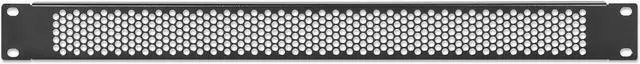 Alt view image 3 of 6 - Intellinet 19" Vented Blank Panel, 1U, Rackmount Spacer Panel with Perforated Venting, Black RAL 9005