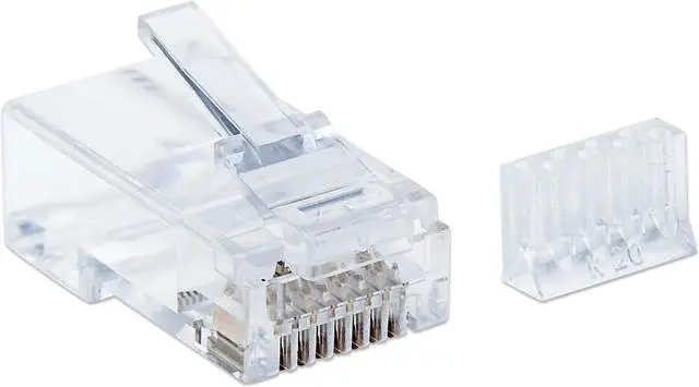 Alt view image 7 of 8 - INTELLINET 790611 CAT-6 2-Prong Mod Plugs, 90 pk