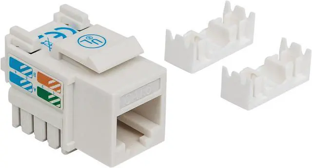 Alt view image 7 of 8 - Manhattan / Intellinet Intellinet Cat6 Keystone Jack  Utp White Punch-down