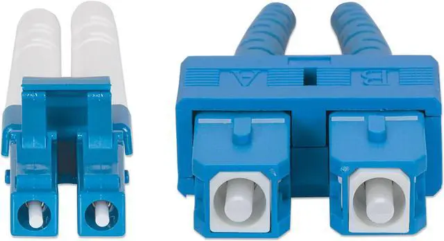 Alt view image 4 of 5 - Intellinet 7 m LC to SC UPC Fiber Optic Patch Cable, 2.0 mm, Duplex, OFNR, Singlemode BIF, Yellow, 9/125 µm, Bend Insensitive Fiber Cable G.657.A1, 23 ft