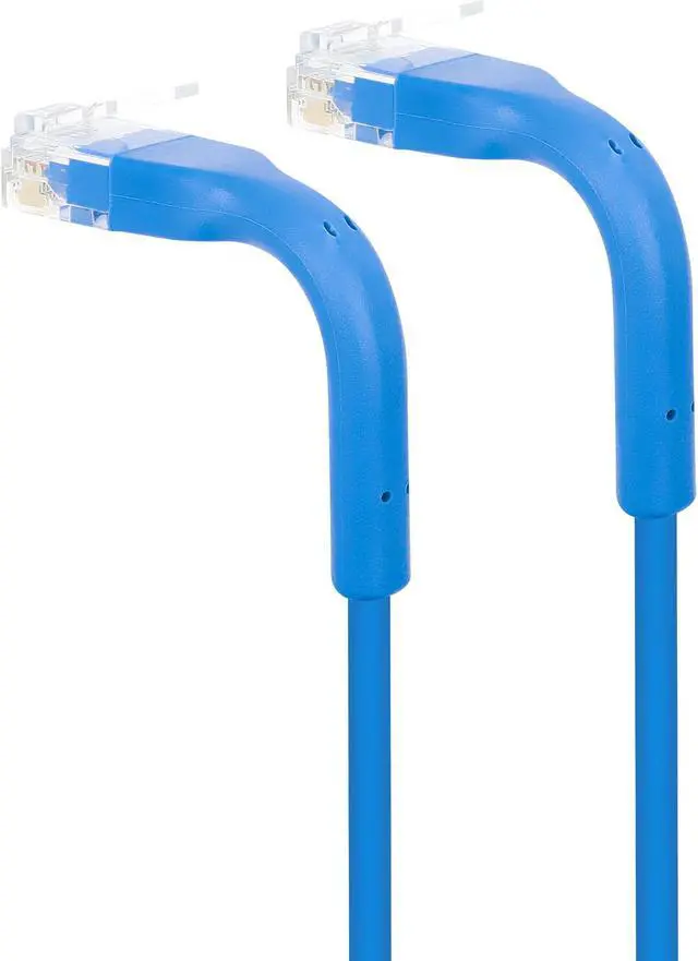 Alt view image 7 of 7 - Intellinet Cat6 U/UTP FlexiBoot Slim Network Patch Cable, 2 ft., Blue, 10-Pack, 10G, 250 MHz, 100% Copper, 32 AWG, RJ45, Stranded, Highly Bendable, Gold-plated Contacts