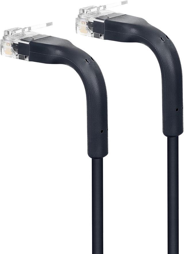 Alt view image 7 of 7 - Intellinet Cat6 U/UTP FlexiBoot Slim Network Patch Cable, 3 ft., Black, 10-Pack, 10G, 250 MHz, 100% Copper, 32 AWG, RJ45, Stranded, Highly Bendable, Gold-plated Contacts