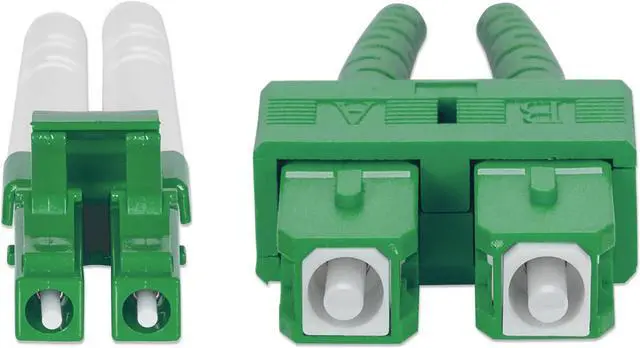 Alt view image 4 of 5 - Intellinet 5 m LC UPC to SC APC Fiber Optic Patch Cable, 2.0 mm, Duplex, OFNR, Singlemode BIF, Yellow, 9/125 µm, Bend Insensitive Fiber Cable G.657.A1, 16 ft