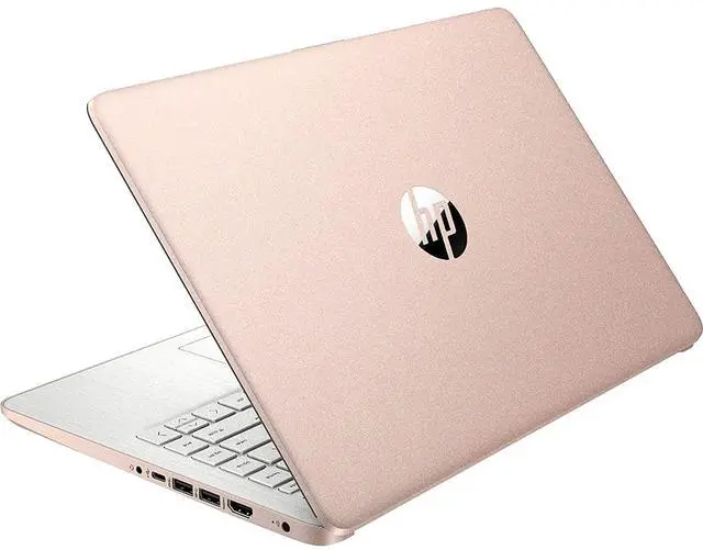 Alt view image 4 of 5 - HP 14" Touchscreen Laptop, Intel Dual-Core N4020, 8GB RAM, 192GB Storage(64GB eMMC+128GB Micro SD), Webcam, 1Yr Office w/Accessories(Rose Gold)