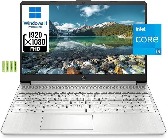 Main image of HP 15 15.6" Full HD Business Laptop Computer [Windows 11 Pro], Intel 4-core i5-1135G7 (Beats i7-1065G7), 8GB RAM, 256GB PCIe SSD, Iris Xe Graphic, Numeric Keypad, Wi-Fi 6, BT 4.2, Webcam, w/Battery