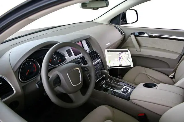 Alt view image 2 of 5 - Multi-Flex Car Mount - CTA Flex Security Car Mount with Lock and Key Security Enclosure for iPad 10th Gen 10.9-inch | iPad 7th /8th /9th Gen 10.2-inch & Other 7-14-inch Tablets - Black (PAD-MFSCM)