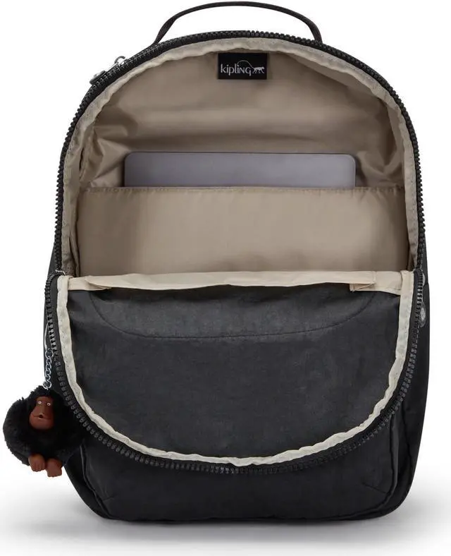 Alt view image 3 of 5 - Kipling Women's Seoul 15" Laptop Backpack, Durable, Roomy with Padded Shoulder Straps, Built-In Protective Sleeve