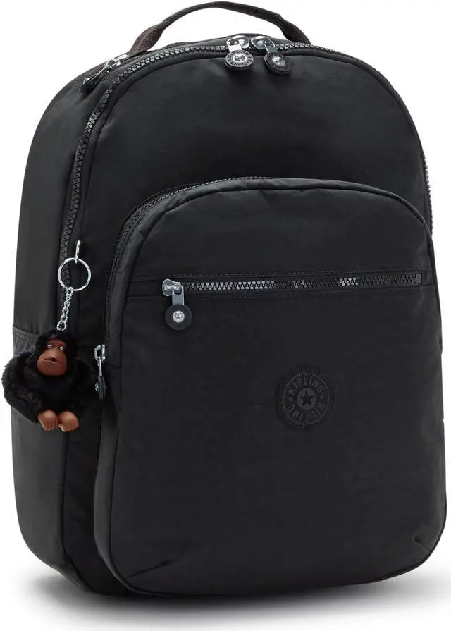 Alt view image 4 of 5 - Kipling Women's Seoul 15" Laptop Backpack, Durable, Roomy with Padded Shoulder Straps, Built-In Protective Sleeve