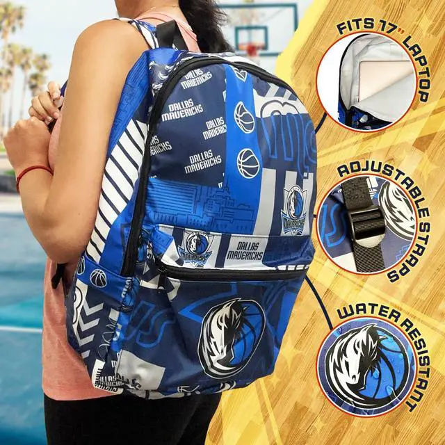 Alt view image 2 of 5 - Pro Specialties Group Dallas Mavericks travel backpack, merch & gifts for hiking,gym Backpack durable bag designed for men and women. Ideal for Adult, extra-large and waterproof
