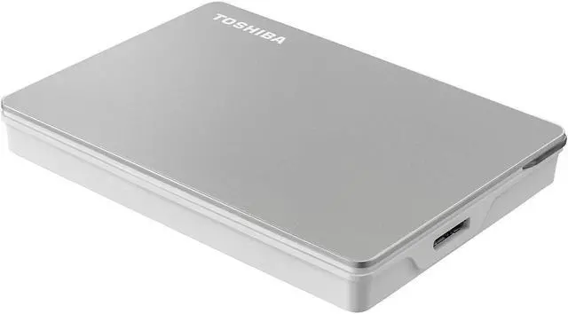 Alt view image 5 of 5 - Toshiba Canvio Flex 1TB Portable External Hard Drive USB-C USB 3.0, Silver for PC, Mac, & Tablet - HDTX110XSCAA