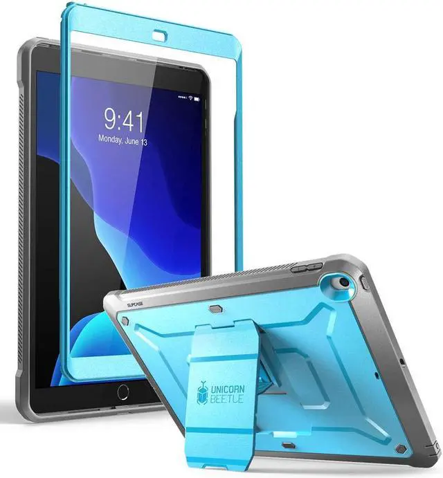 Main image of SUPCASE for iPad 9th Generation Case with Screen Protector (Unicorn Beetle Pro), [Built-in Stand] Heavy Duty Rugged Protective Case for iPad 10.2 9th / 8th / 7th Generation (2021/2020/2019), Blue