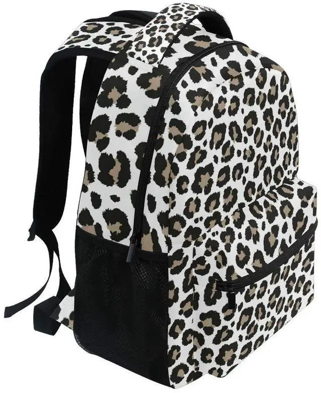 Alt view image 2 of 5 - ALAZA Cheetah Leopard Print Animal Skin Large Backpack for Kids Boys Girls Student Personalized Laptop iPad Tablet Travel School Bag with Multiple Pockets