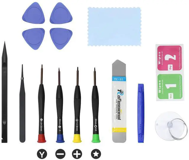 Alt view image 2 of 5 - GBOLE 9.7" New Screen Replacement for iPad Pro 2016 A1673 A1674 A1675 LCD Display Glass Touch Digitizer Premium Kit with Tools - White