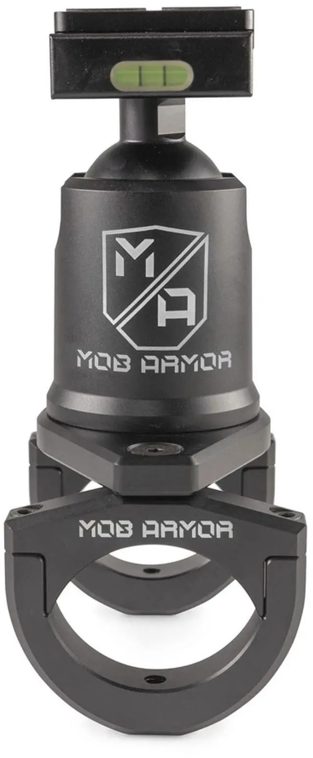 Main image of Mob Armor Quick Release Maxx Tube Mount - Adjustable Tablet Holder with Rotating and Tilting Housing, Quick-Detach Mechanism, and Secure Clamp for Mounting on Tubes in Vehicles, Worksites, and Gyms