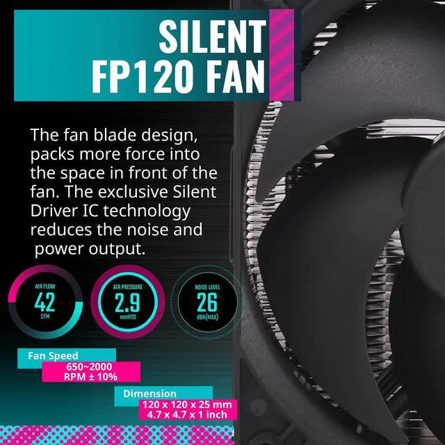 Alt view image 4 of 5 - Cooler Master Hyper 212 Black Edition - 314.2 gal/min Maximu