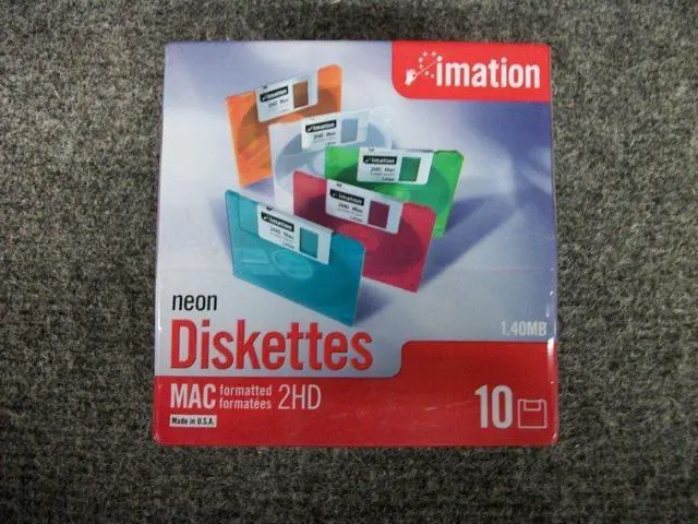 Main image of Imation 3.5 DS-HD MAC Formatted Floppy Disks