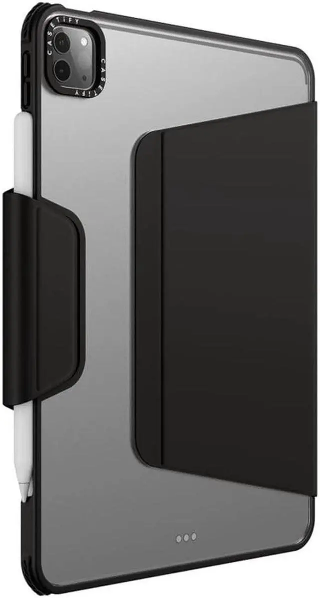 Alt view image 3 of 4 - CASETiFY Impact Folio Case for iPad Pro 11" (3rd/4th Gen) - Strawberries by BODIL Jane - Clear Black