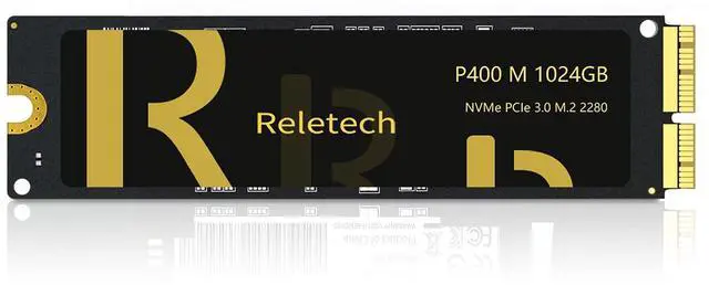 Main image of Reletech 1TB SSD NVMe M.2 Gen 3x4 Upgrade Solid State Drive for MacBook Air(Mid 2013-2017) MacBook Pro (Retina, Late 2013 - Mid 2015) Mac Pro(2013)&Mini (2014),iMac(2013-2017) (P400M, 1TB)