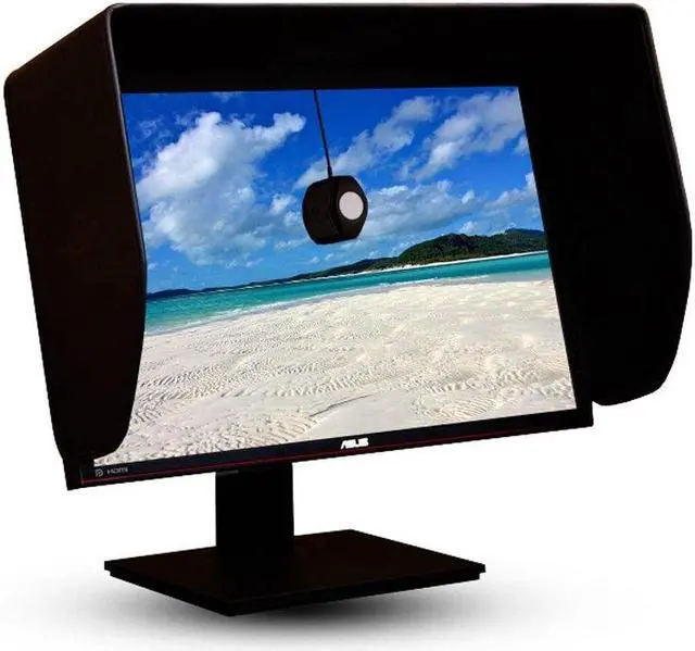 Main image of iLooker-24P 24 inch Pro Edition LCD LED Video Monitor Hood Sunshade Sunhood for Dell HP Viewsonic Philips Samsung LG EIZO NEC ASUS ACER BENQ AOC Lenovo, Fits Monitor Frame Width 550-565mm