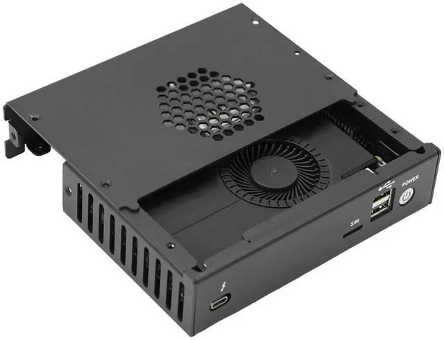 Alt view image 4 of 5 - Vertical M.2 Expansion Support Case in Aluminum Alloy for LattePanda Sigma Single Board Computer