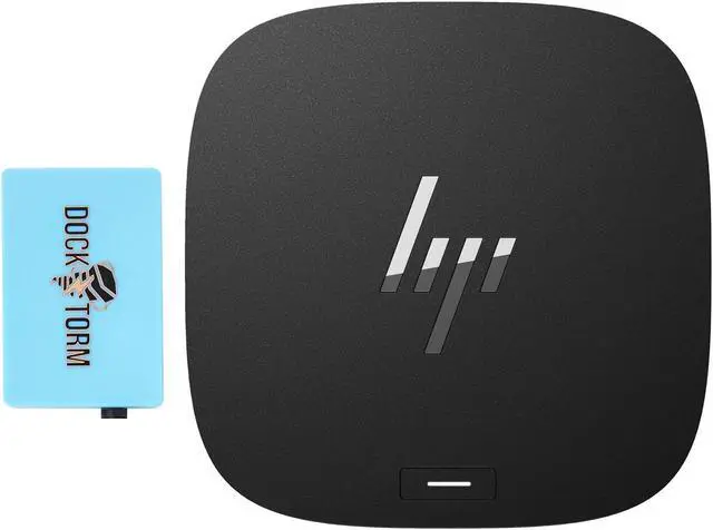 Main image of HP Thunderbolt Dock 120W G4 4J0A2AA#ABA Port Replicator Bundle with Docztorm Hub (Universal Thunderbolt/USB-C Docking Station, Single Cable for Charging, Data Transfers to Any Brand Laptop)