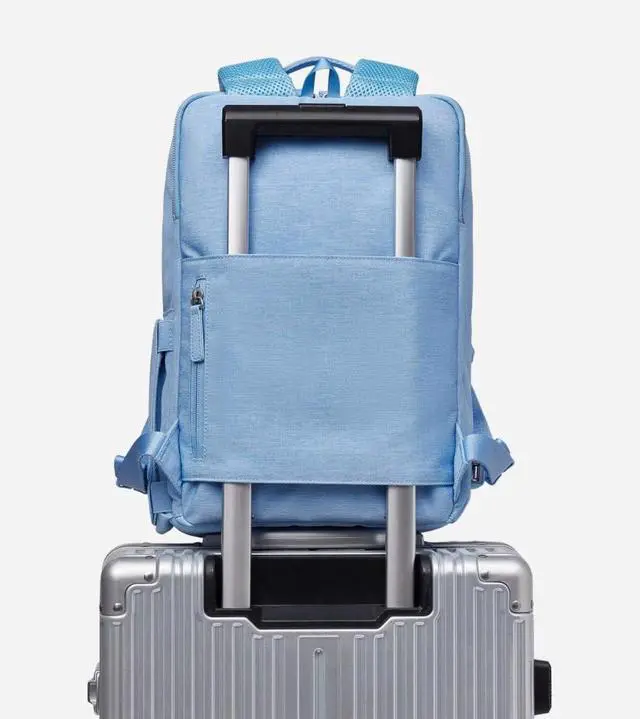 Alt view image 4 of 5 - Nordace Siena Pro 13 Smart Backpack - 13.3" Laptop Backpack, 15L Daily Backpack for Travel, Everyday, or Work (Light Blue)