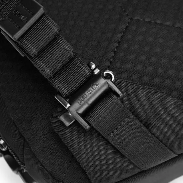 Alt view image 5 of 5 - Pacsafe Vibe 325 10 Liter Anti Theft Sling Bag/Crossbody-Fits 13 inch Laptop Casual Daypack, Black, One Size