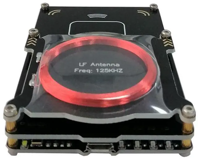 Alt view image 5 of 5 - Upgraded 512k Proxmark3 Easy V3.0 RDV4 Memory ID M1 IC Built-in RFID Card Reader Integrated Antenna Decryptor Decoder 10 IC ID Cards HF LF Frequency