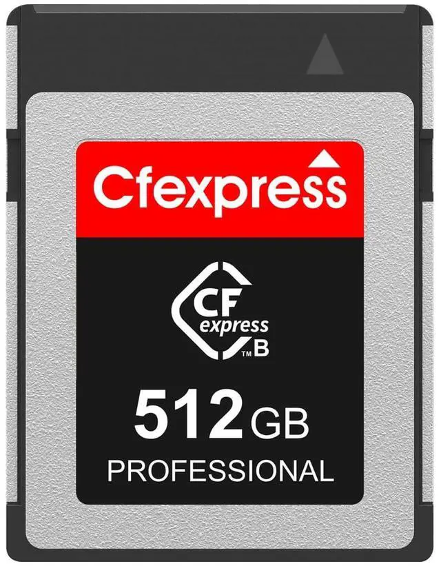 Alt view image 2 of 5 - 512GB CFexpress Type B Memory Card, Up to 1700MB/s, CF Express Card Type-B RAW 8K Video Recording Compatible with Nikon D5/D6/Z7/Z9, Canon EOS R5, Panasonic (512, GB)
